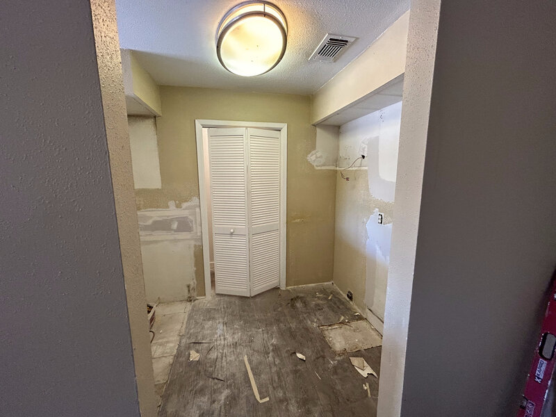Kitchen Cabinet Installation (Before)