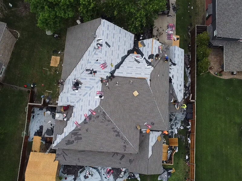 Complete Roof Replacement (Before)